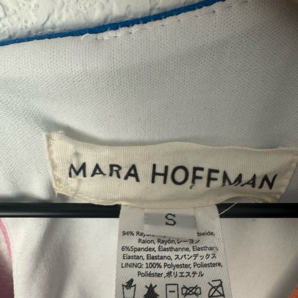 Mara Hoffman Geometric Rainbow Cut Out Midi Dress - Size Small - Picture 5 of 8